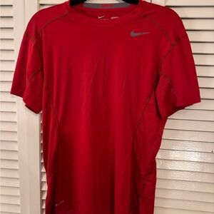 Nike Men's Red Dri-FIT Shirt